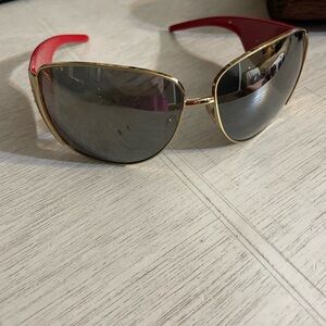 Dolce & Gabbana electric red sunglasses